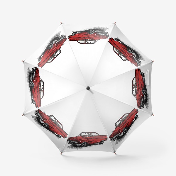 Зонт «Красная машина»