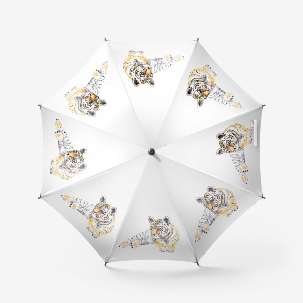 Зонт «уссурийский тигренок лежит»