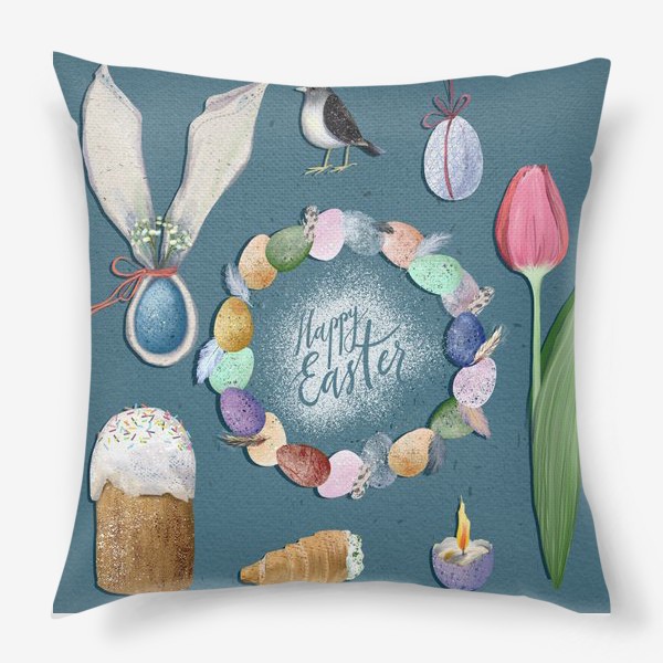 Подушка «Счастливой Пасхи!»