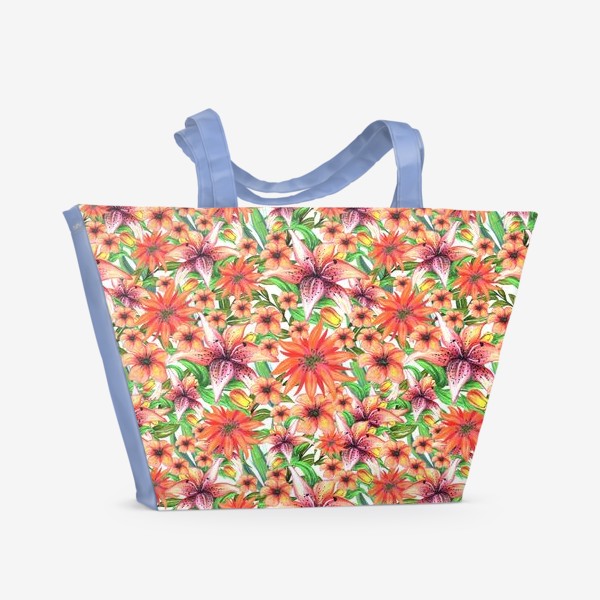 Пляжная сумка «Цветочный рай»