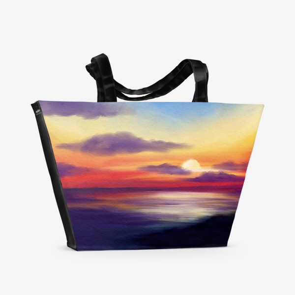 Пляжная сумка «Морской закат»
