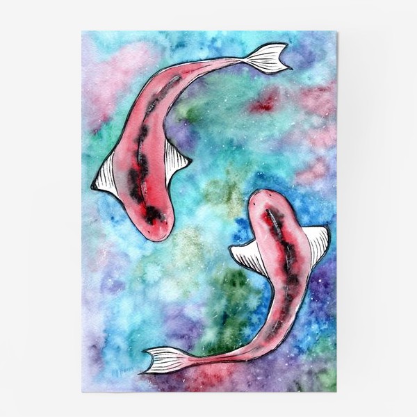 Постер «Рыбы и море»