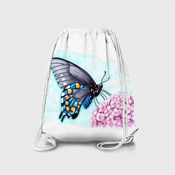 Рюкзак «Бабочка на цветке»