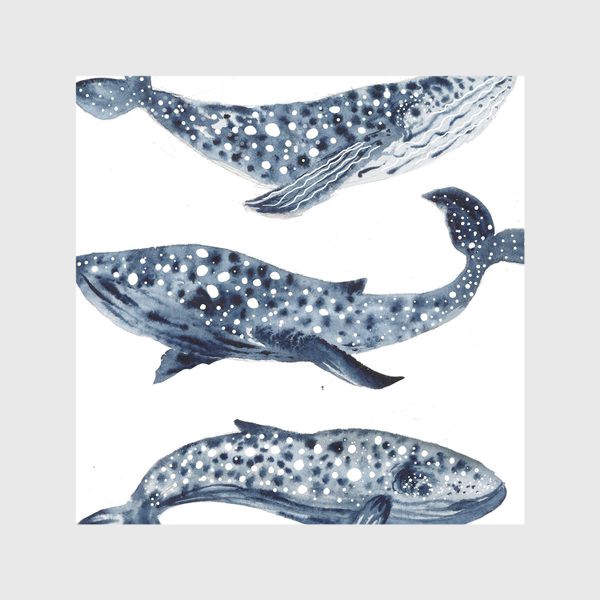 Скатерть «Индиго киты»