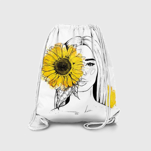 Рюкзак «Девушка с подсолнухом»