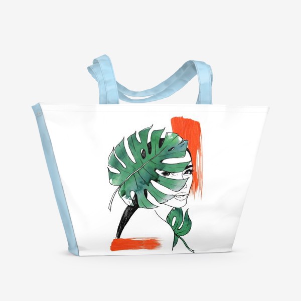 Пляжная сумка «Тропическая мадам»