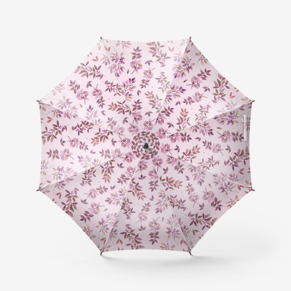 Зонт «Нежные акварельные веточки»