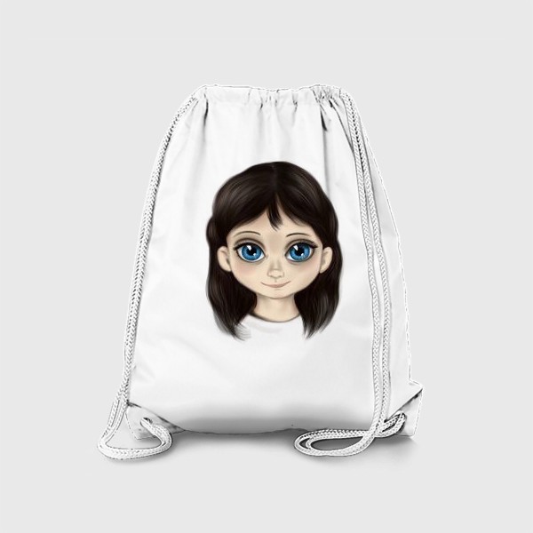 Рюкзак «Маленькая девочка со взглядом лучистым. Большие глаза»