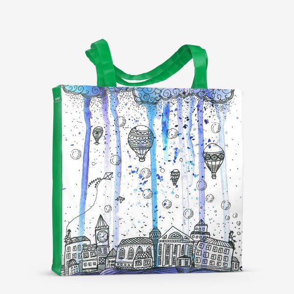 Сумка-шоппер «дождливый Петербург»