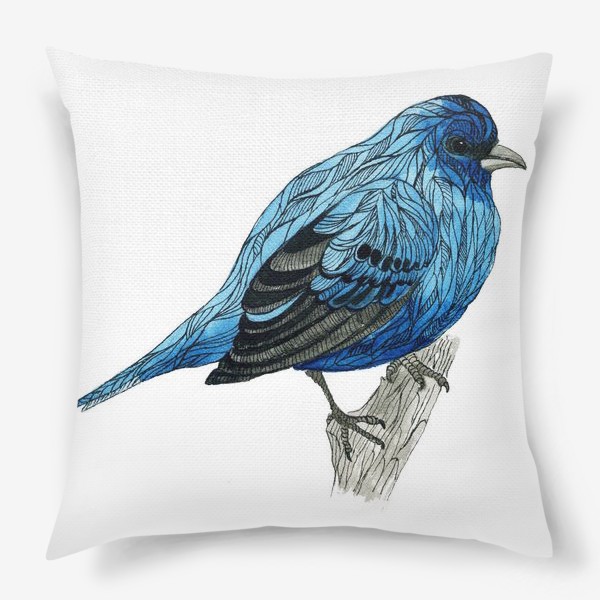 Подушка «Синяя птица»