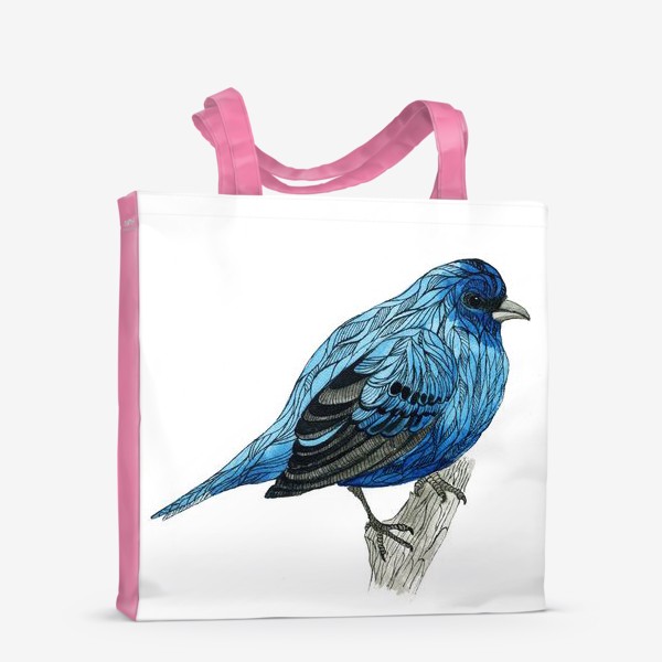 Сумка-шоппер «Синяя птица»
