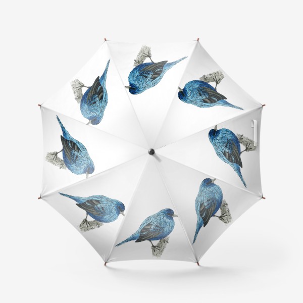 Зонт «Синяя птица»