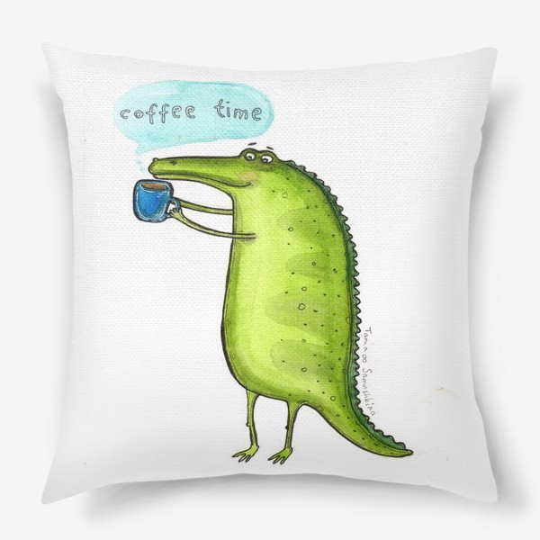 Подушка «время кофе »