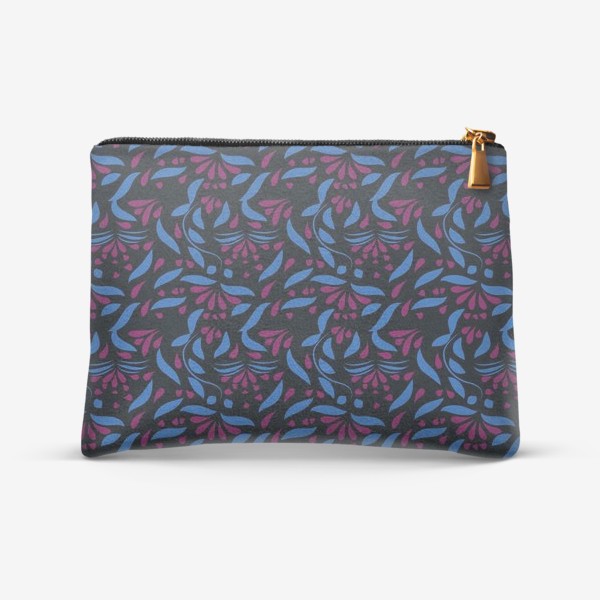 Косметичка «abstract seamless floral pattern exotic shapes»