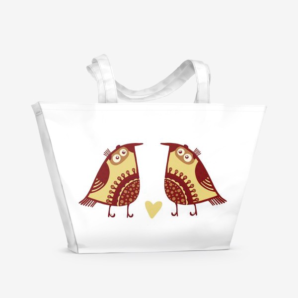 Пляжная сумка «Мои птички 5»