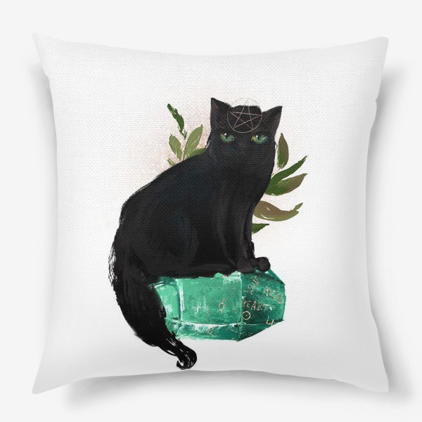 Подушка «Черная кошка»