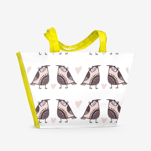 Пляжная сумка «Мои птички 7»