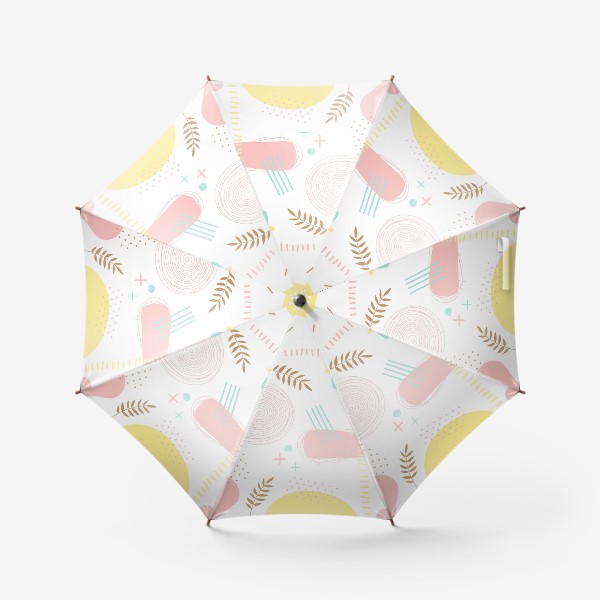 Зонт «Абстрактный паттерн в пастельных тонах»
