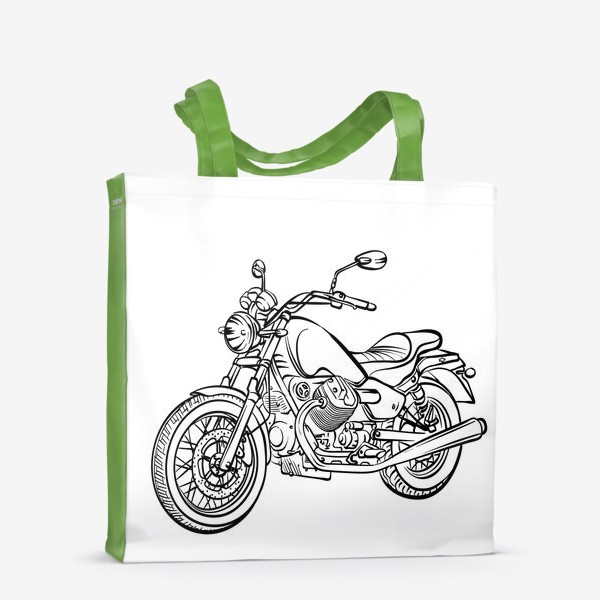 Сумка-шоппер «Мотоцикл»
