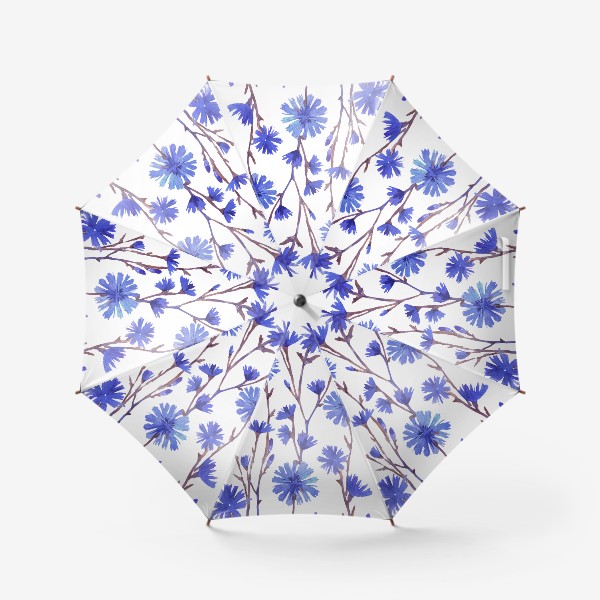 Зонт «Голубой цикорий»