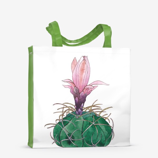 Сумка-шоппер «Цветущий кактус»