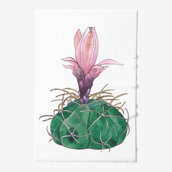Полотенце «Цветущий кактус»