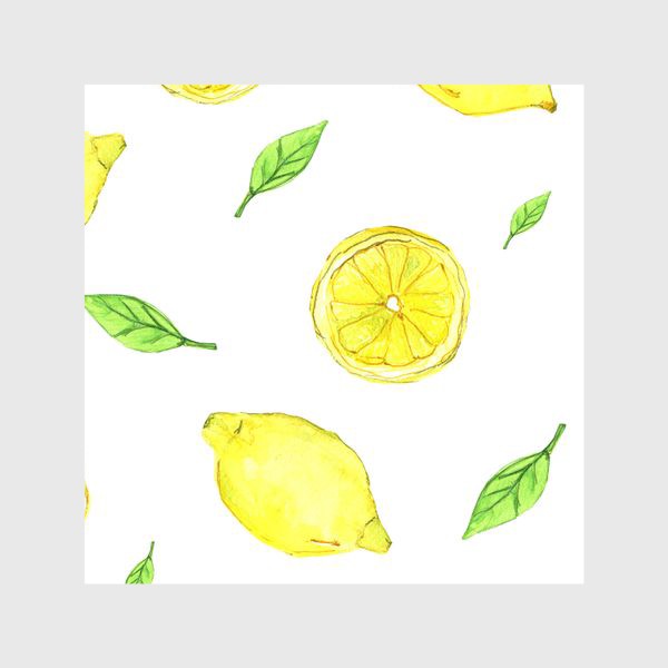 Шторы &laquo;Яркие желтые лимоны&raquo;