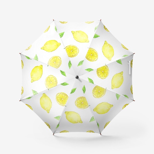 Зонт «Яркие желтые лимоны»