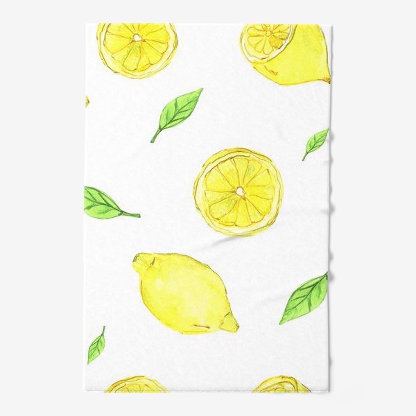Полотенце «Яркие желтые лимоны»