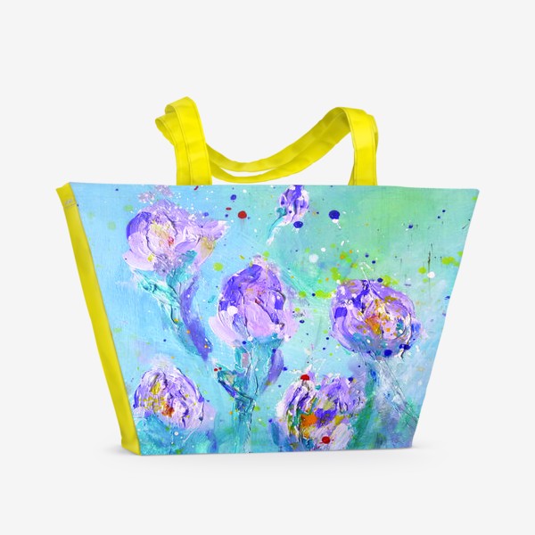 Пляжная сумка «Цветы Арт 1»