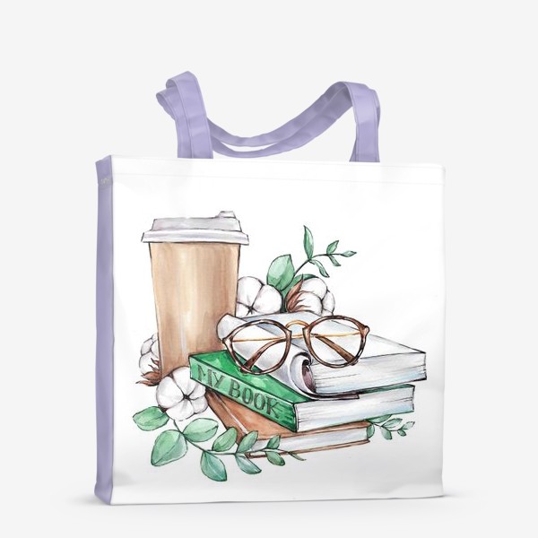 Сумка-шоппер «Книги и кофе»