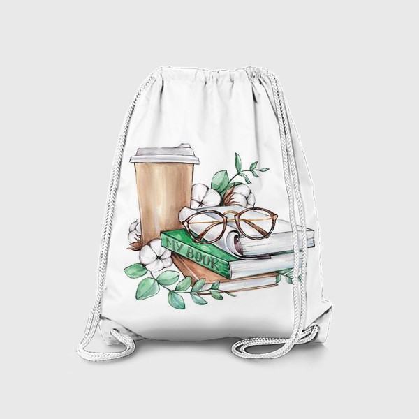 Рюкзак «Книги и кофе»