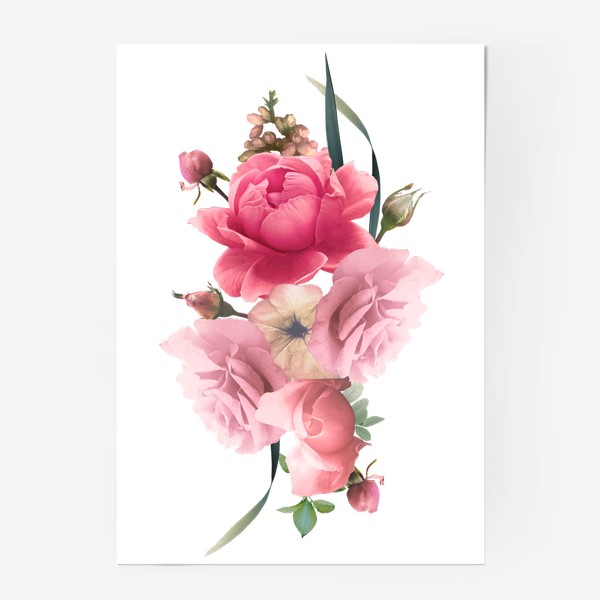 Постер «Розы голд»