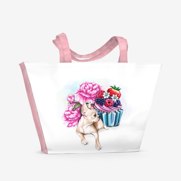 Пляжная сумка «Yummy fashion dog»