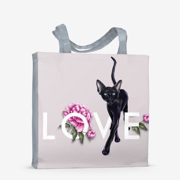 Сумка-шоппер «Love cat pastel»