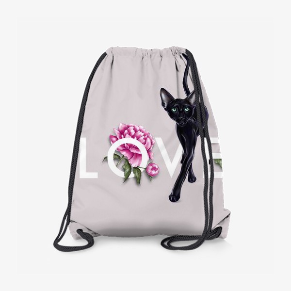 Рюкзак «Love cat pastel»