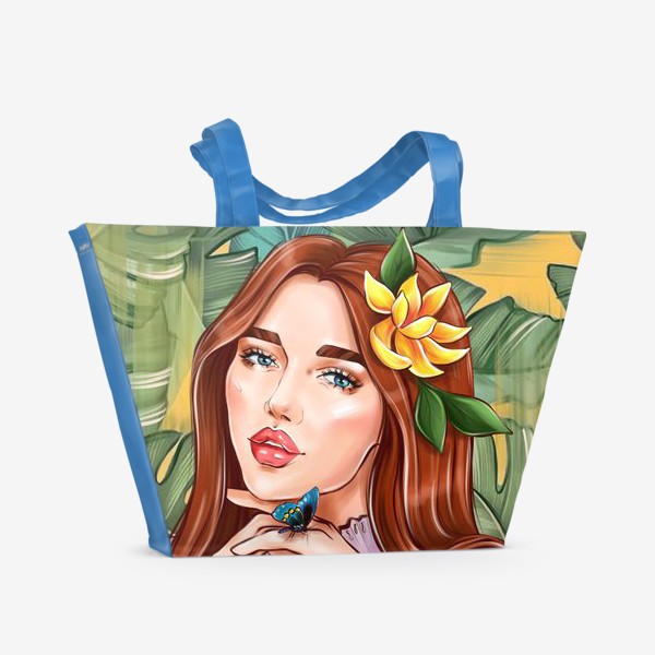 Пляжная сумка «Tropical girl»
