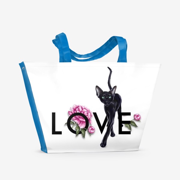 Пляжная сумка «Love cat»