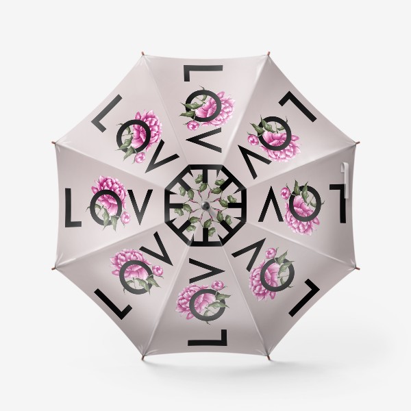 Зонт «Love pastel»