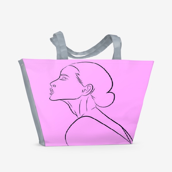 Пляжная сумка «Pink Girl»