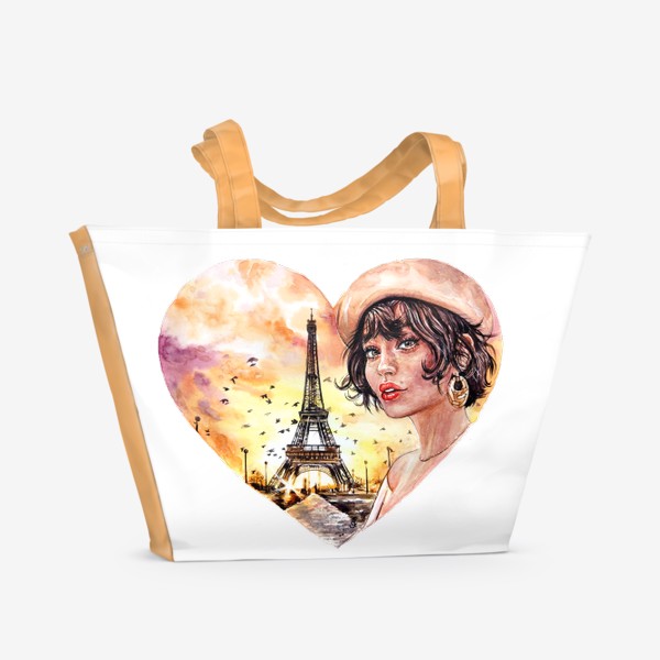 Пляжная сумка «Франция - Париж»