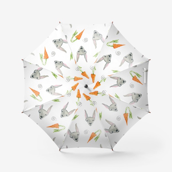 Зонт «Заяц и морковь»