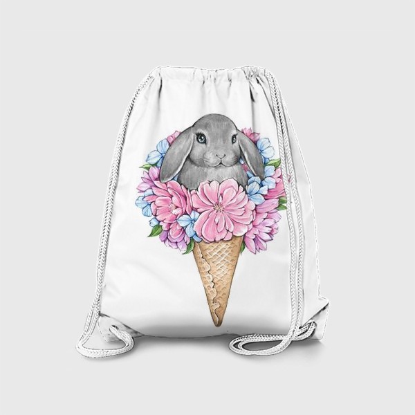 Рюкзак «Зайка - мороженное»
