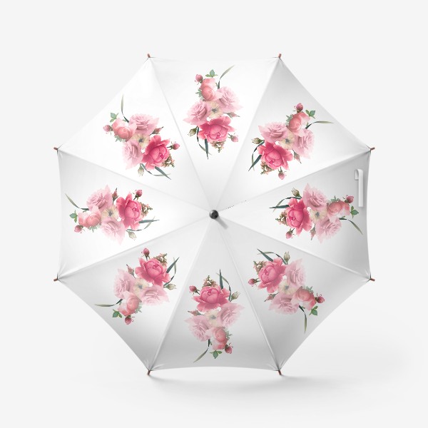 Зонт «Розы голд»