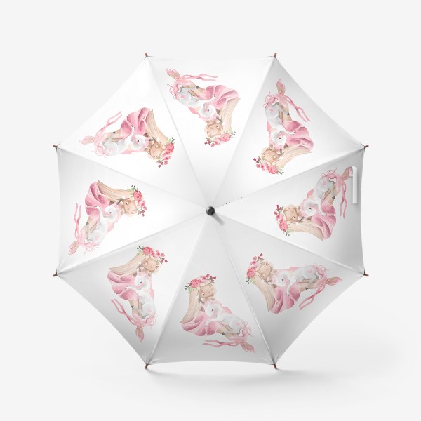 Зонт «Балерина с единорогом»
