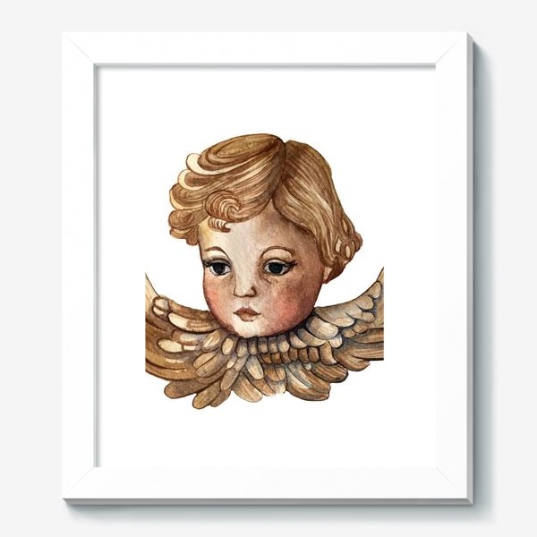 Картина «Путти - винтажный золотой ангел»