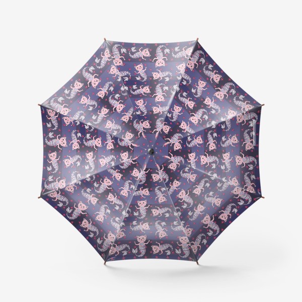 Зонт «Коты-русалки»