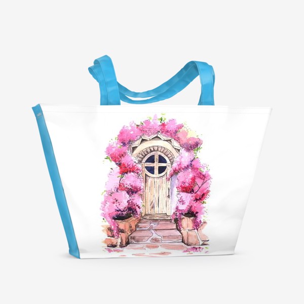 Пляжная сумка «Весенняя дверь»