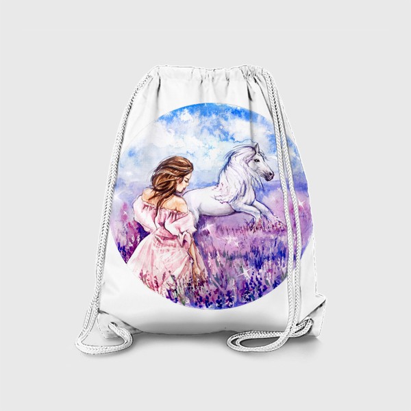 Рюкзак «девушка и лошадь»