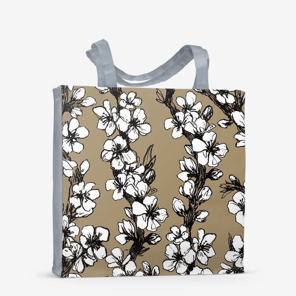 Сумка-шоппер «Цветущие весенние ветви»
